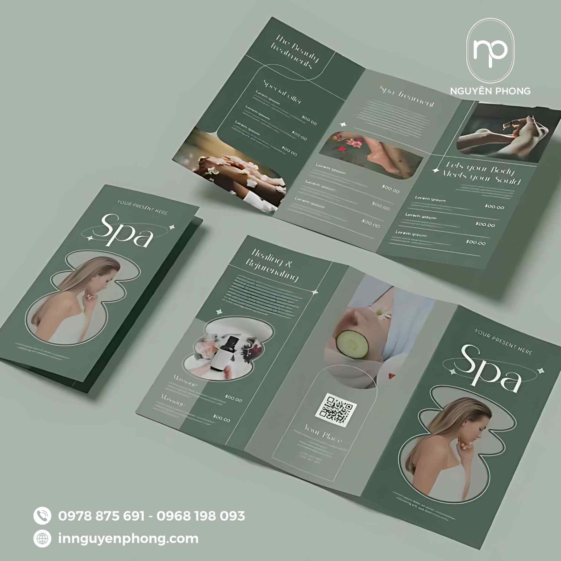 Mẫu brochure spa